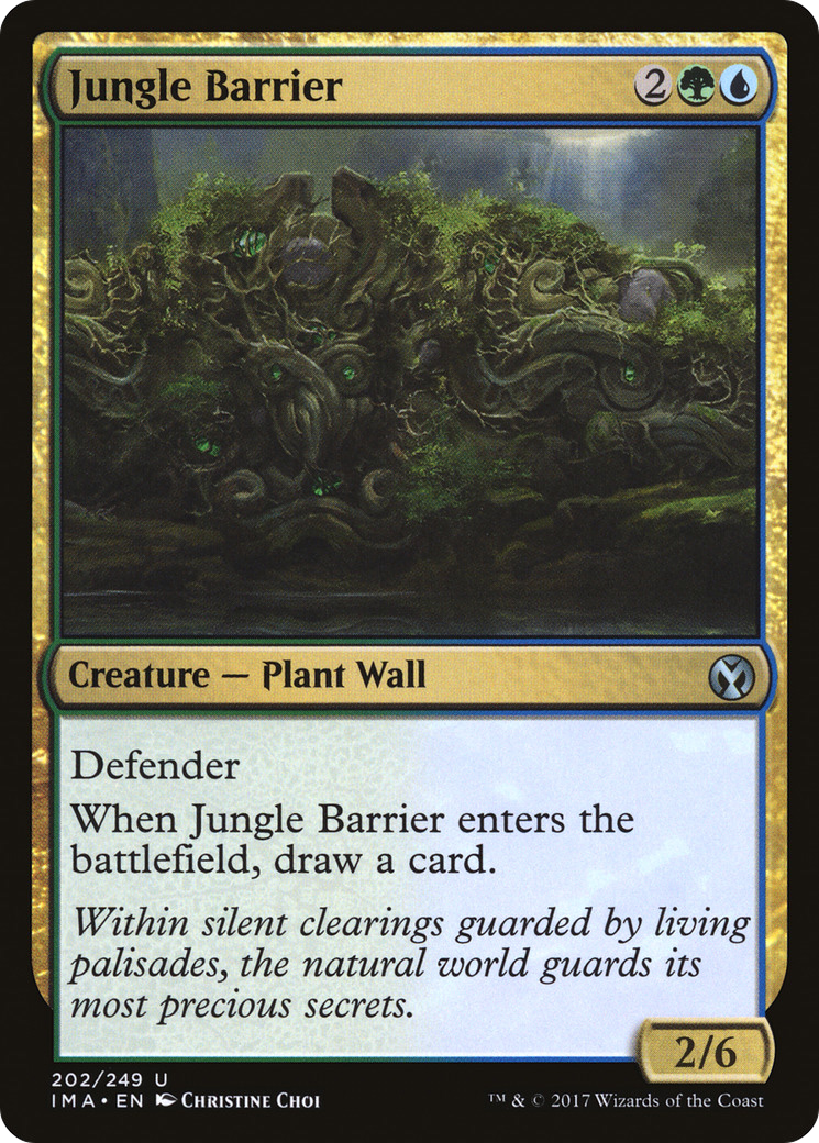 Image of Jungle Barrier (IMA-202) - Iconic Masters Foil