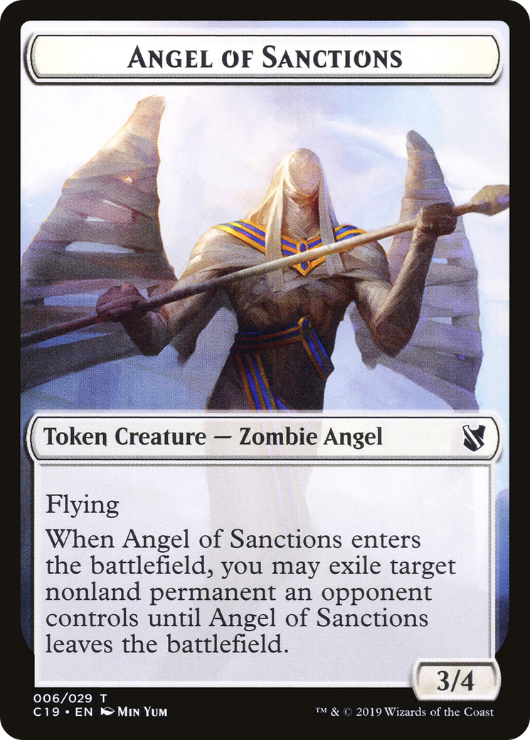 Image of Angel of Sanctions (TC19-006) - Commander 2019 Tokens