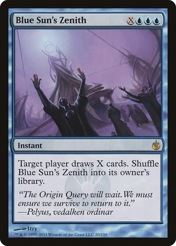 Image of Blue Sun's Zenith (MBS-020) - Mirrodin Besieged