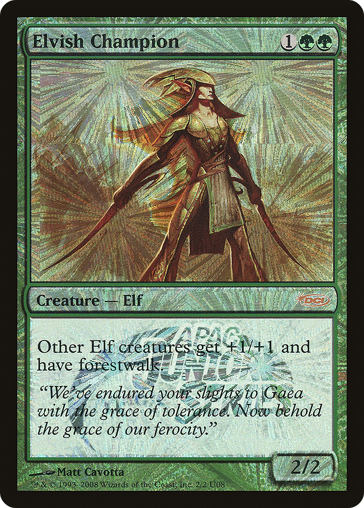 Image of Elvish Champion (Junior APAC Series) (JSS-002) - Junior APAC Series Foil