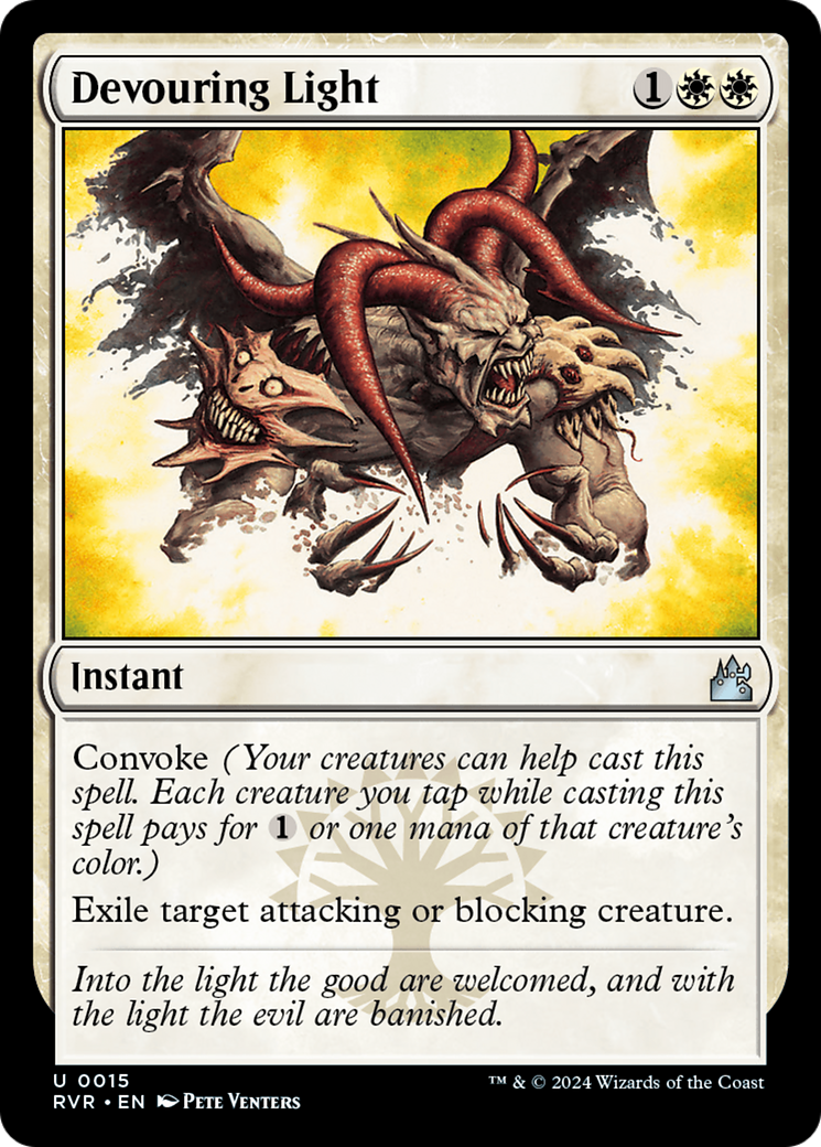 Image of Devouring Light (RVR-015) - Ravnica Remastered Foil