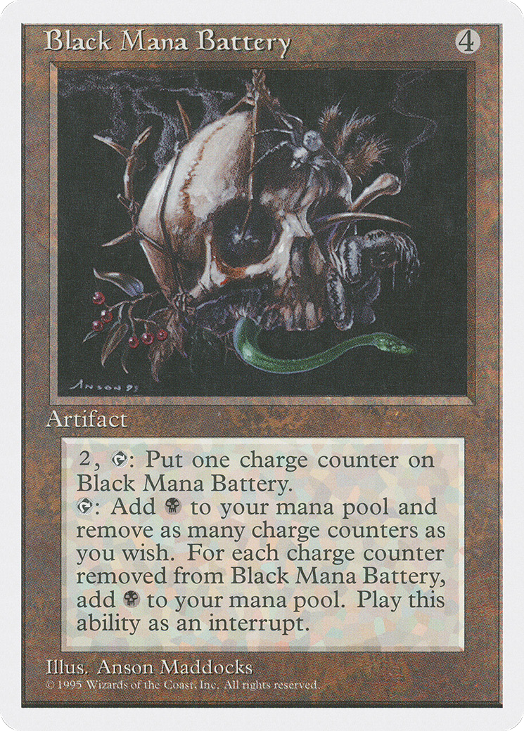Image of Black Mana Battery (4ED-) - Fourth Edition