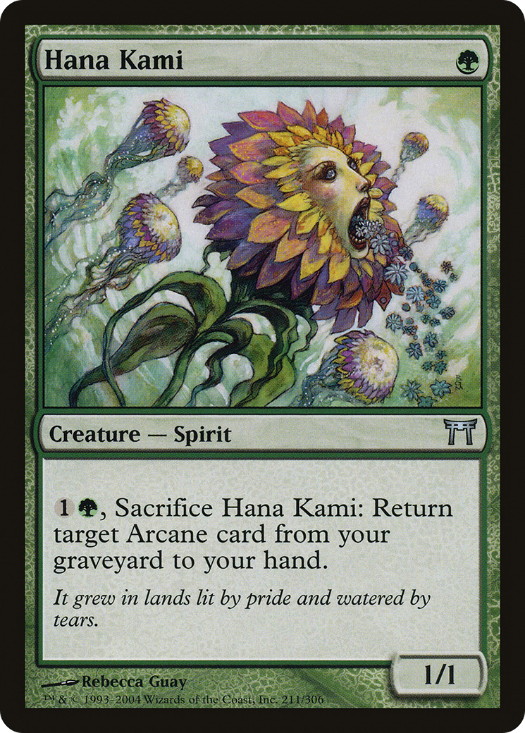 Image of Hana Kami (CHK-211) - Champions of Kamigawa