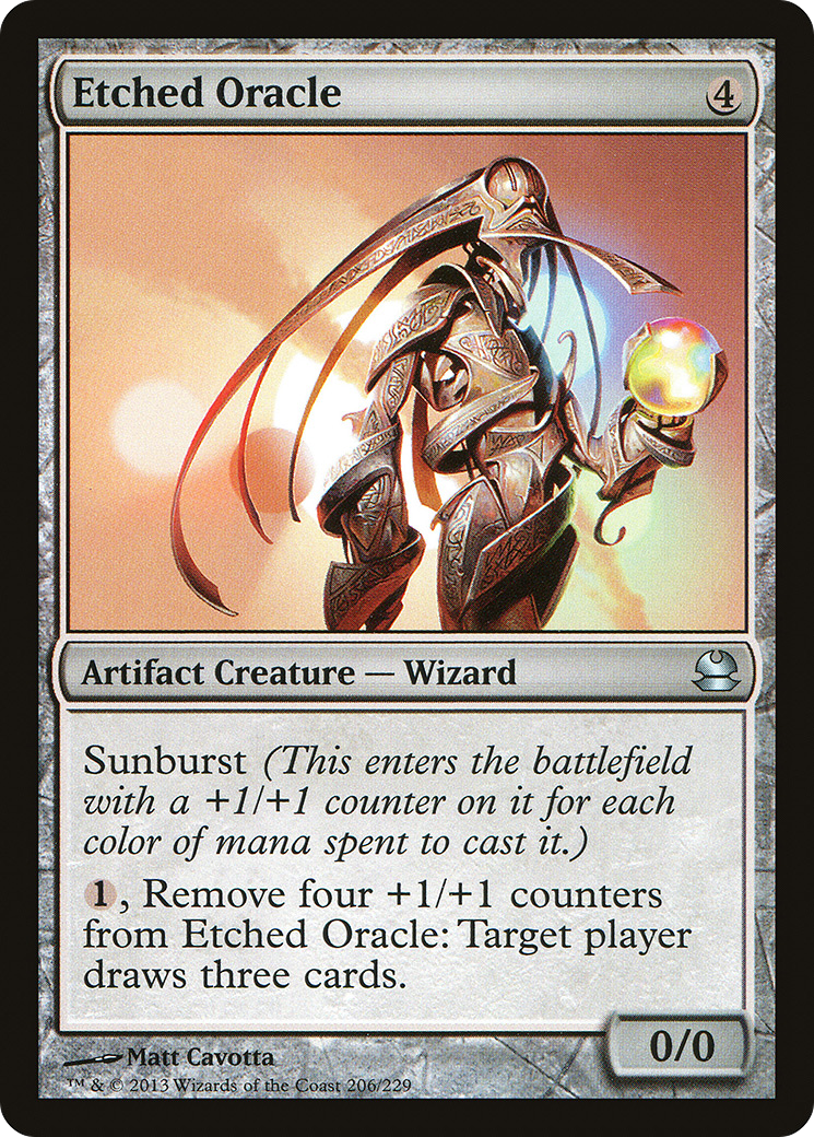 Image of Etched Oracle (MMA-206) - Modern Masters