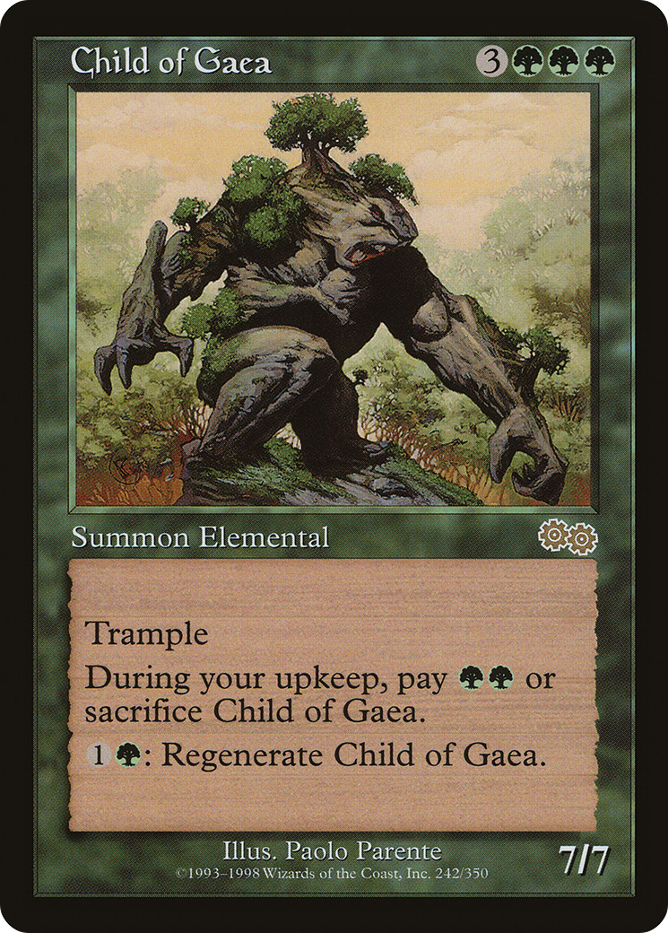 Image of Child of Gaea (USG-242) - Urza's Saga