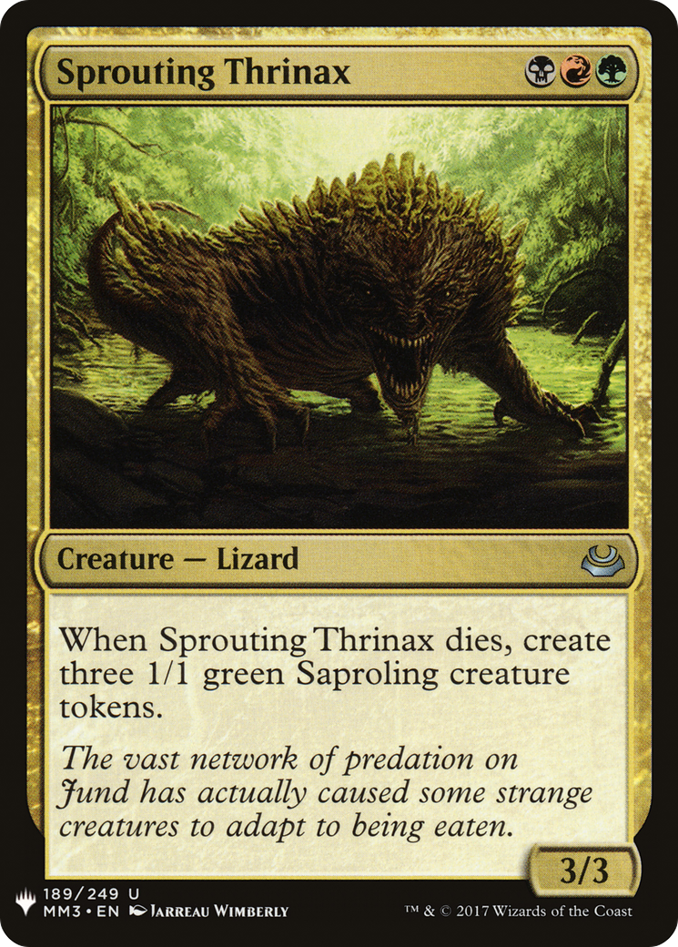 Image of Sprouting Thrinax (LIST-MM3-189) - The List