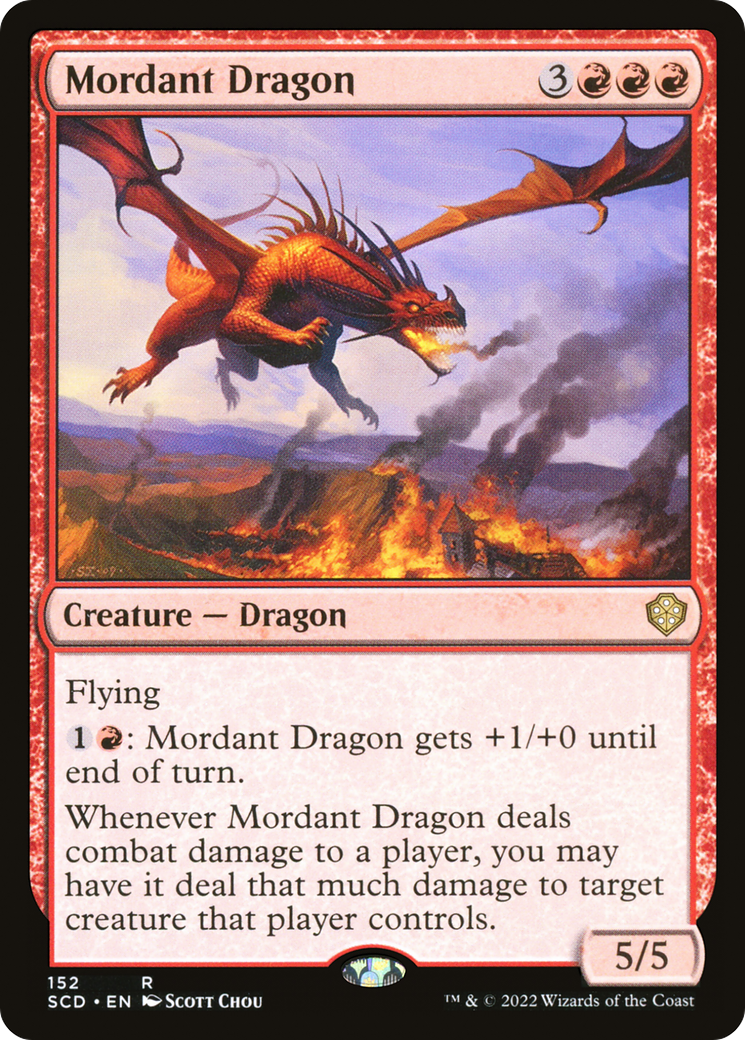 Image of Mordant Dragon (SCD-152) - Starter Commander Decks