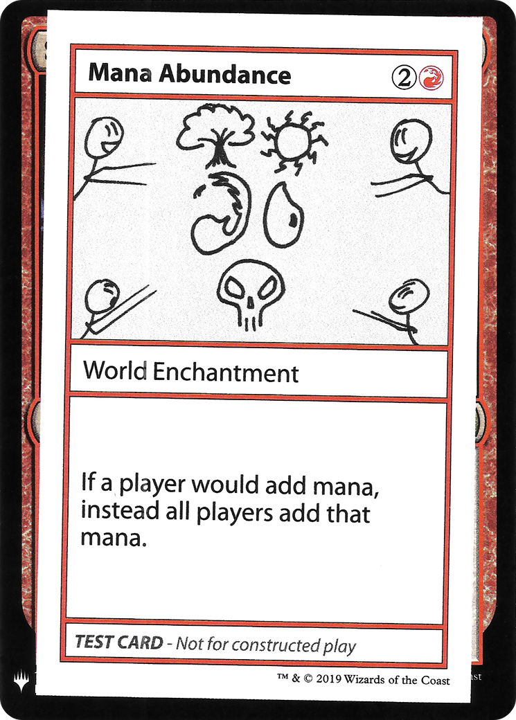 Image of Mana Abundance (CMB1-058) - Mystery Booster Playtest Cards 2019