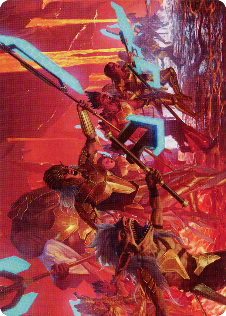 Image of Roar of Resistance // Roar of Resistance (AONE-034) - Phyrexia: All Will Be One Art Series (Borderless)