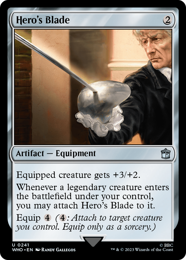 Image of Hero's Blade (WHO-241) - Doctor Who Foil