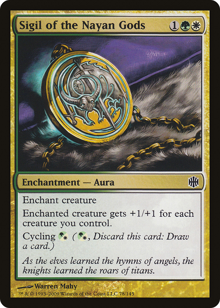 Image of Sigil of the Nayan Gods (ARB-078) - Alara Reborn