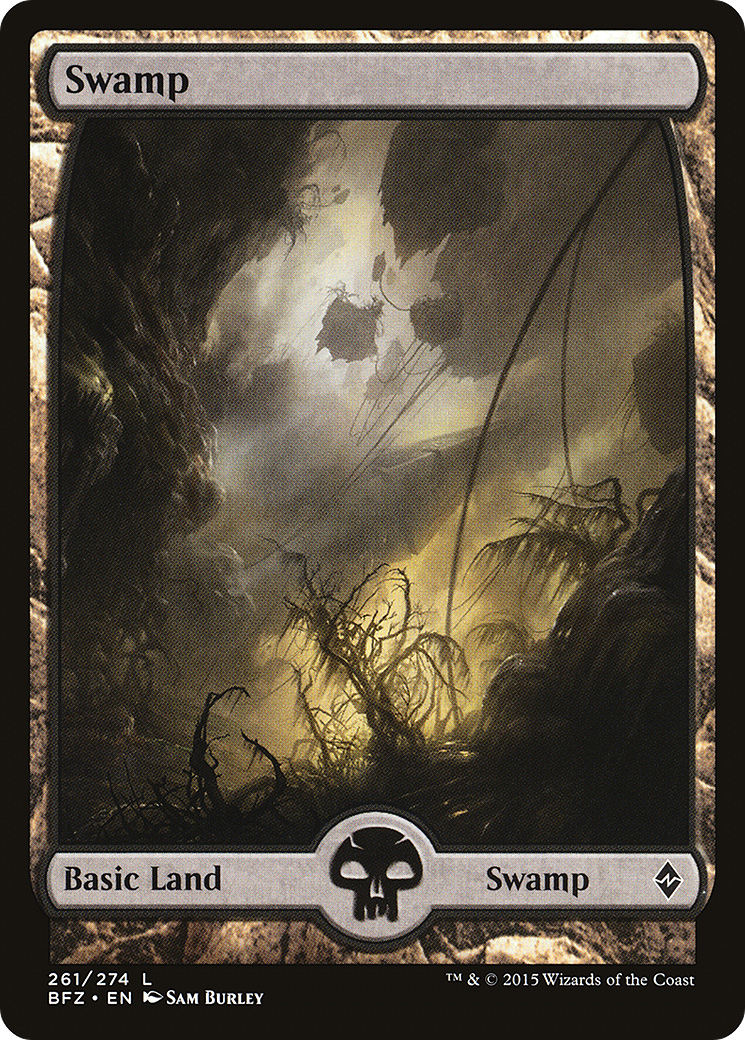 Image of Swamp (261) - Full Art (BFZ-261) - Battle for Zendikar