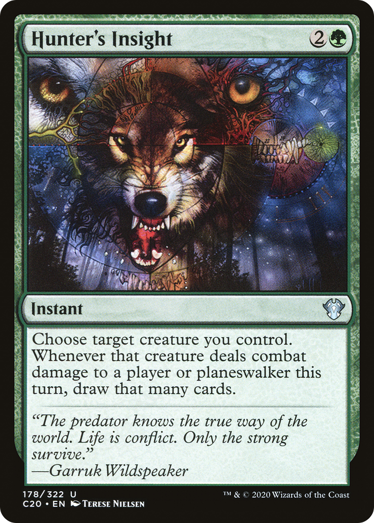 Image of Hunter's Insight (C20-178) - Commander 2020