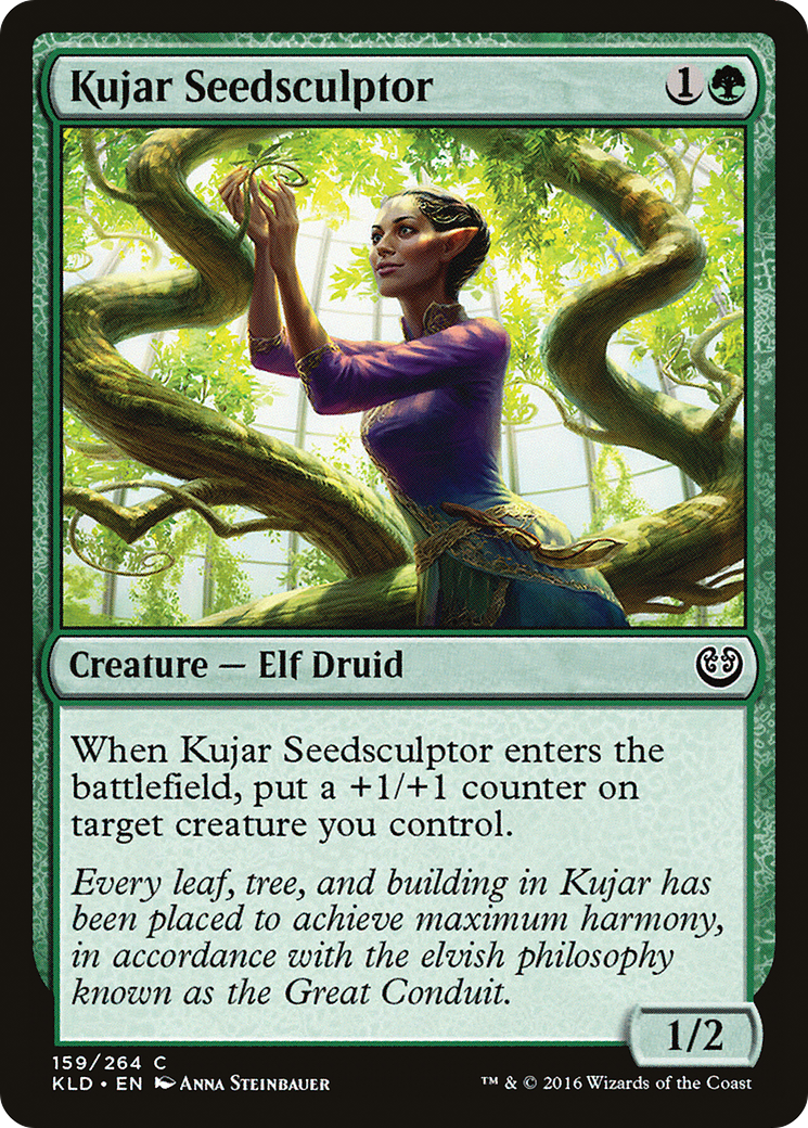Image of Kujar Seedsculptor (KLD-159) - Kaladesh Foil