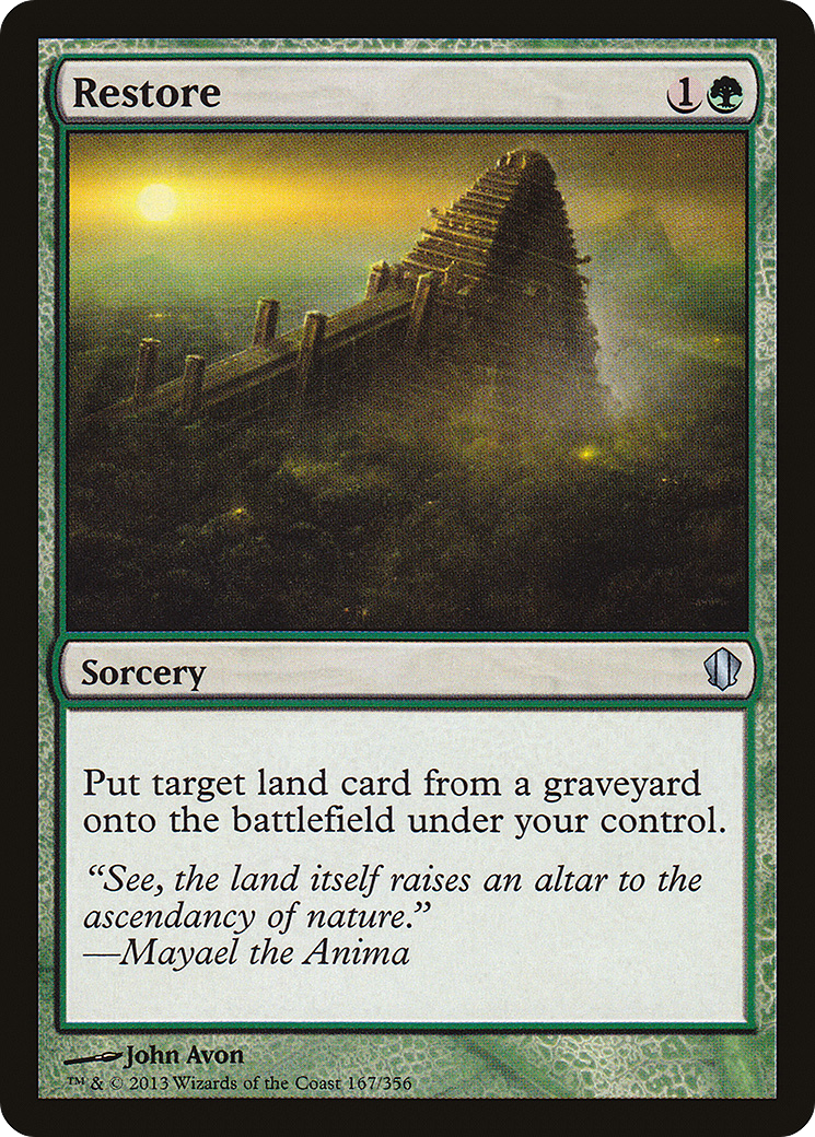 Image of Restore (C13-167) - Commander 2013