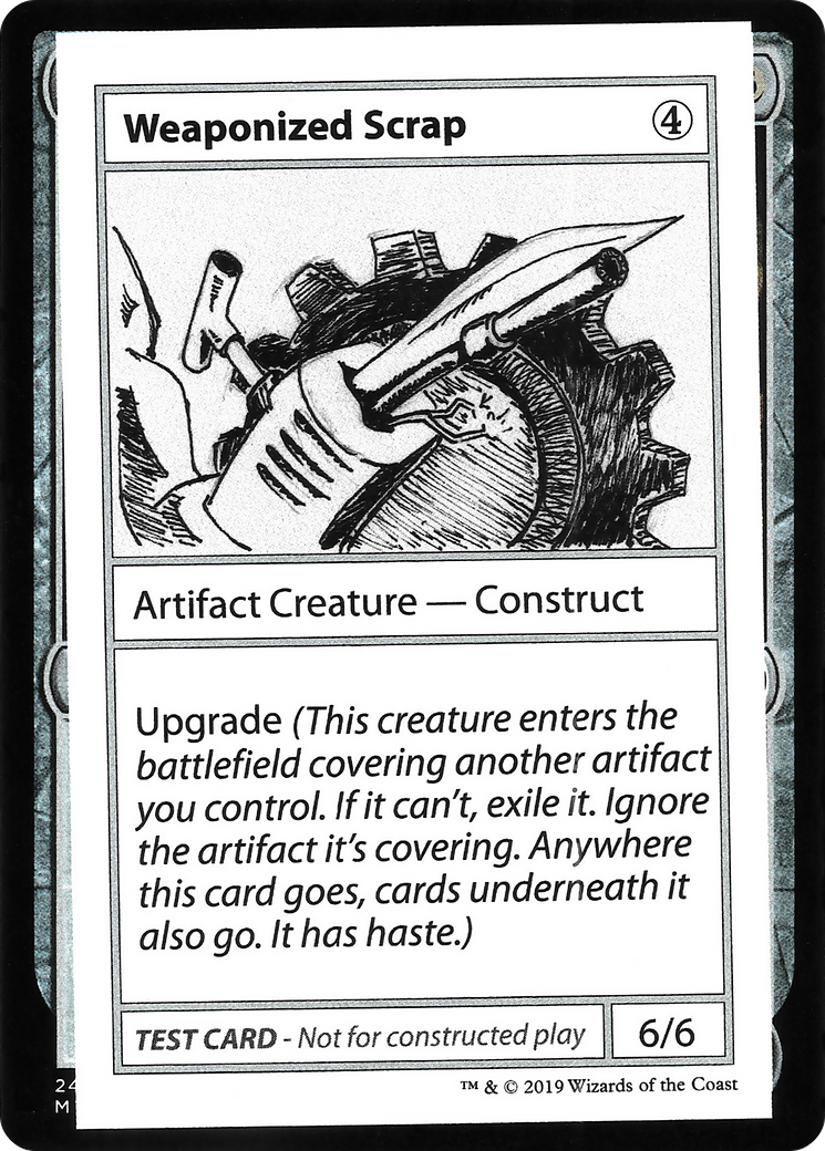 Image of Weaponized Scrap (No PW Symbol) (CMB1-) - Mystery Booster Playtest Cards 2021