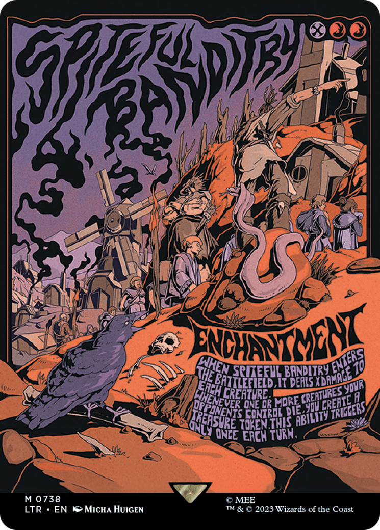 Image of Spiteful Banditry (Borderless Poster) (LTR-738) - The Lord of the Rings: Tales of Middle-earth (Borderless)