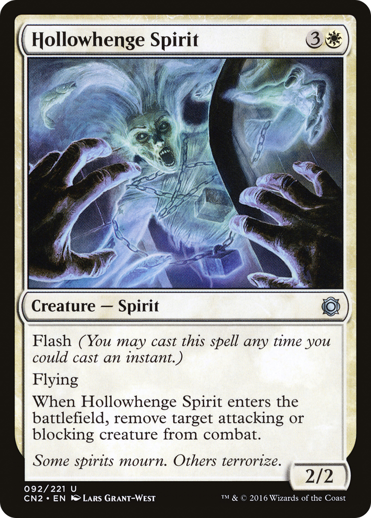 Image of Hollowhenge Spirit (CN2-092) - Conspiracy: Take the Crown Foil