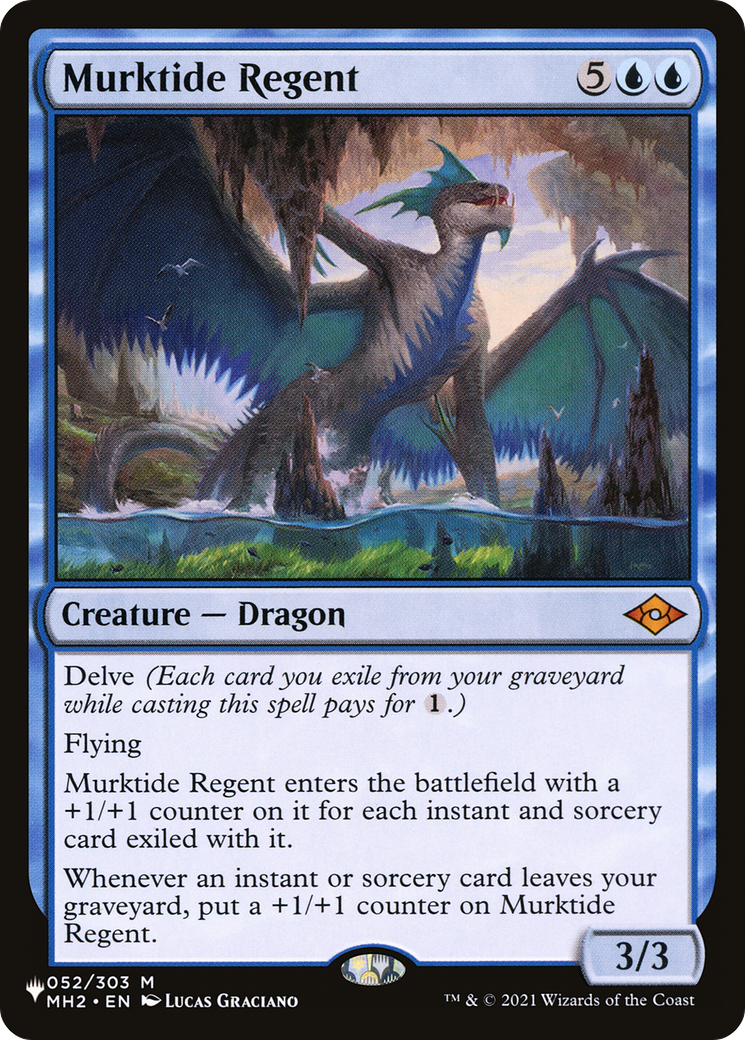 Image of Murktide Regent (LIST-MH2-52) - The List