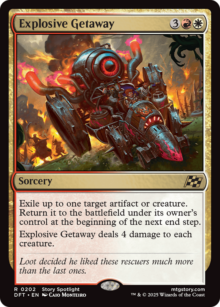 Image of Explosive Getaway (DFT-202) - Aetherdrift