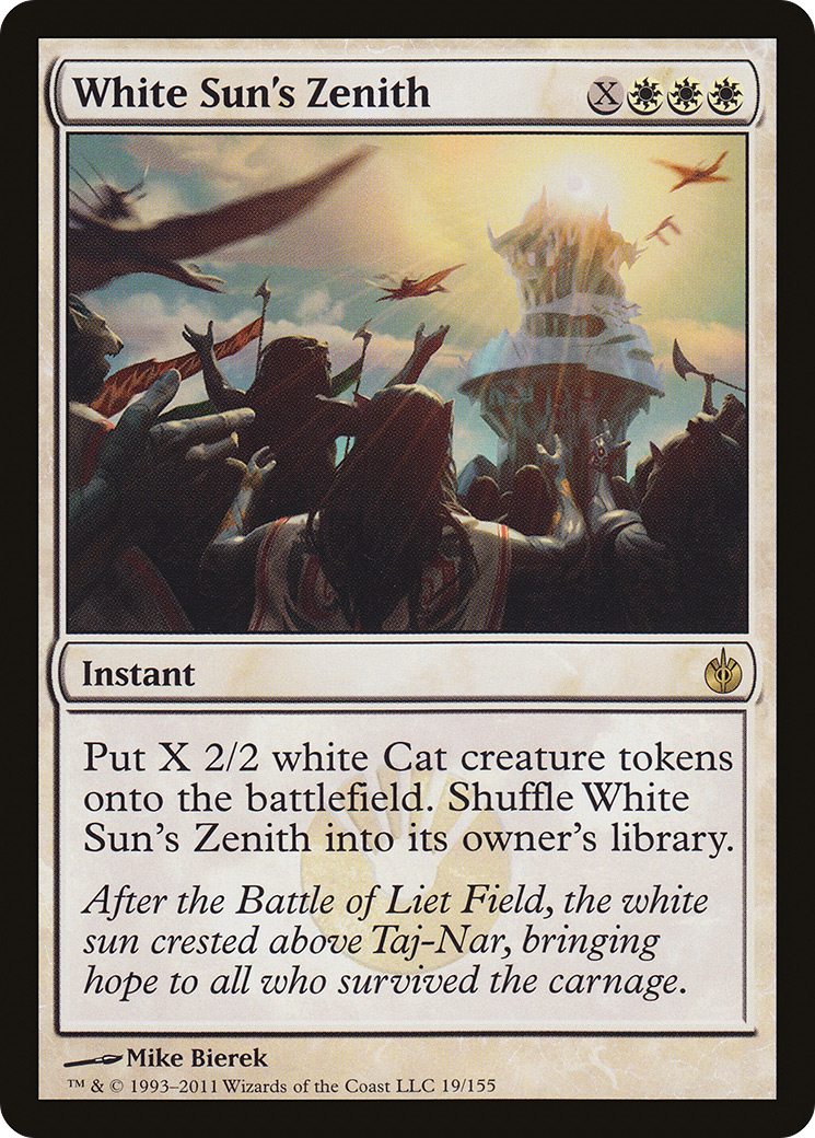 Image of White Sun's Zenith (MBS-019) - Mirrodin Besieged Foil