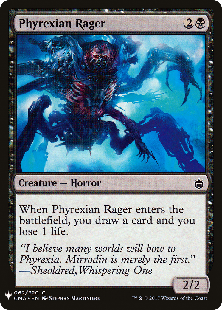 Image of Phyrexian Rager (LIST-CMA-62) - The List