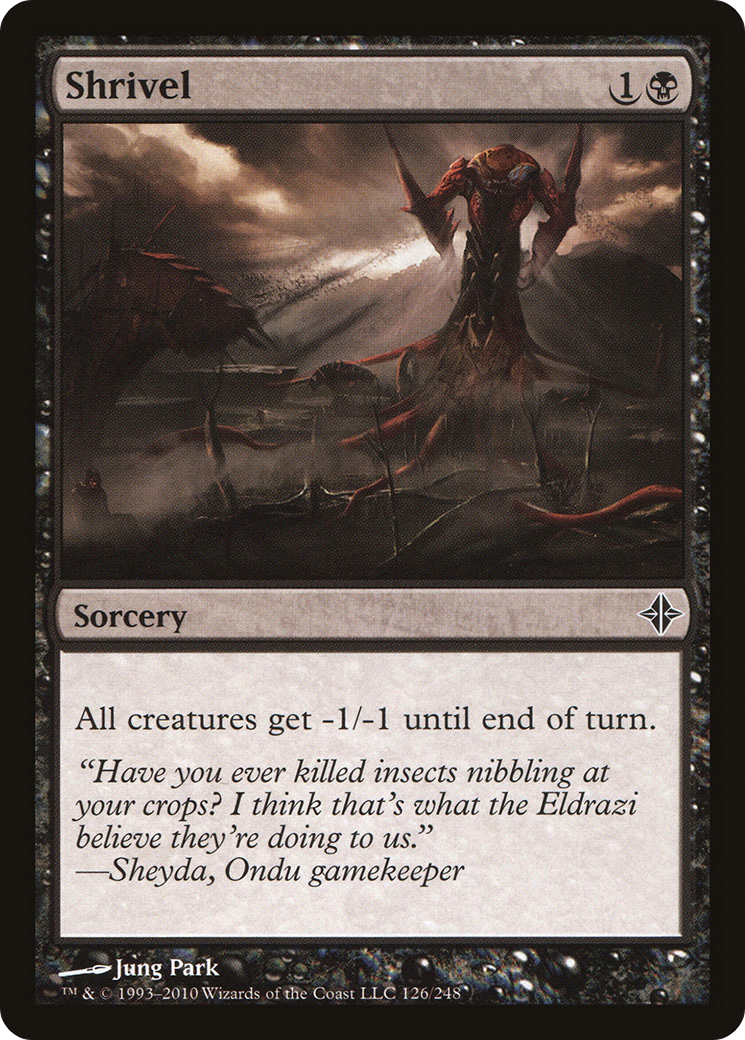 Image of Shrivel (ROE-126) - Rise of the Eldrazi Foil