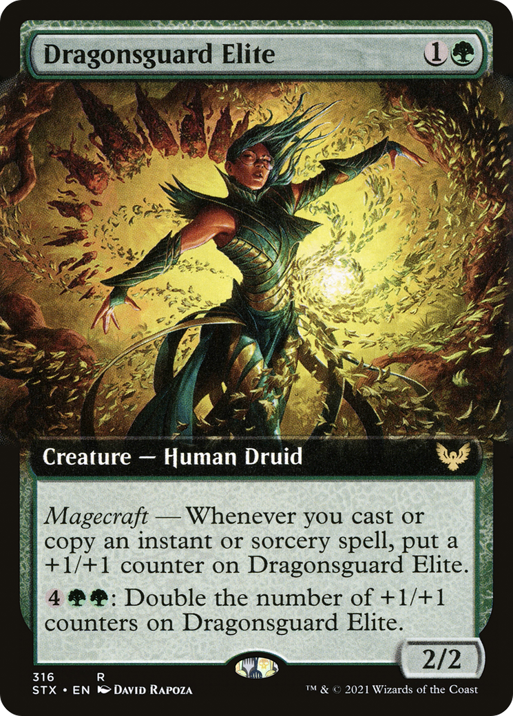 Image of Dragonsguard Elite (Extended Art) (STX-316) - Strixhaven: School of Mages: (Extended Art)