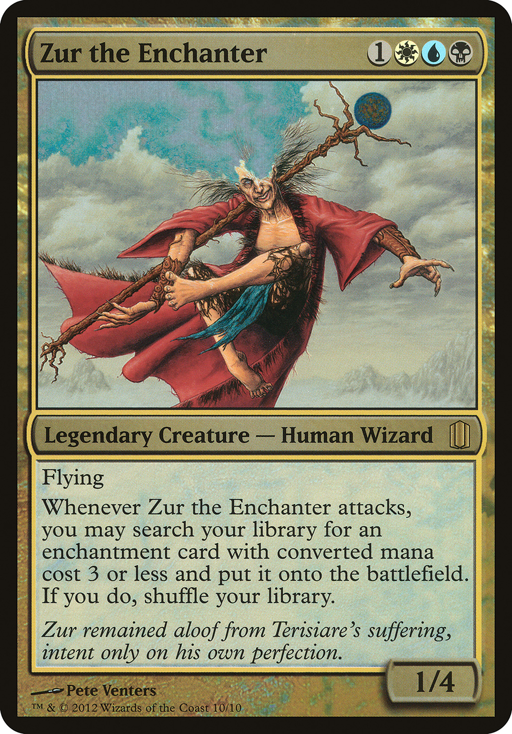 Image of Zur the Enchanter (Commander's Arsenal) (OVER-) - Commander's Arsenal Oversized Foil