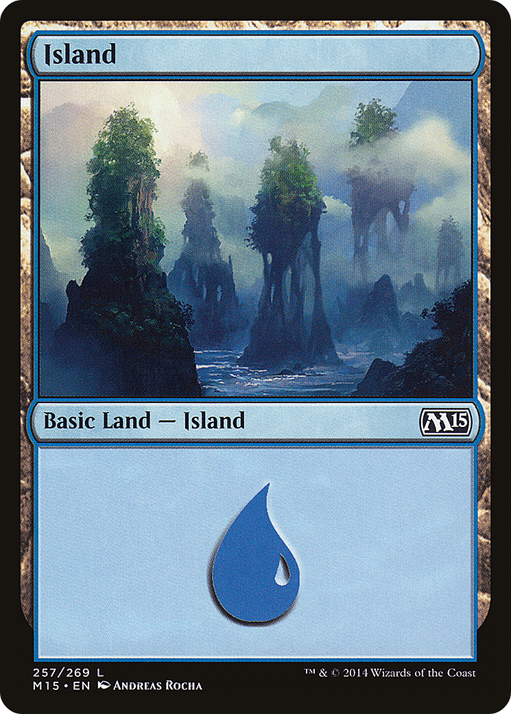 Image of Island (257) (M15-257) - Magic 2015 Foil