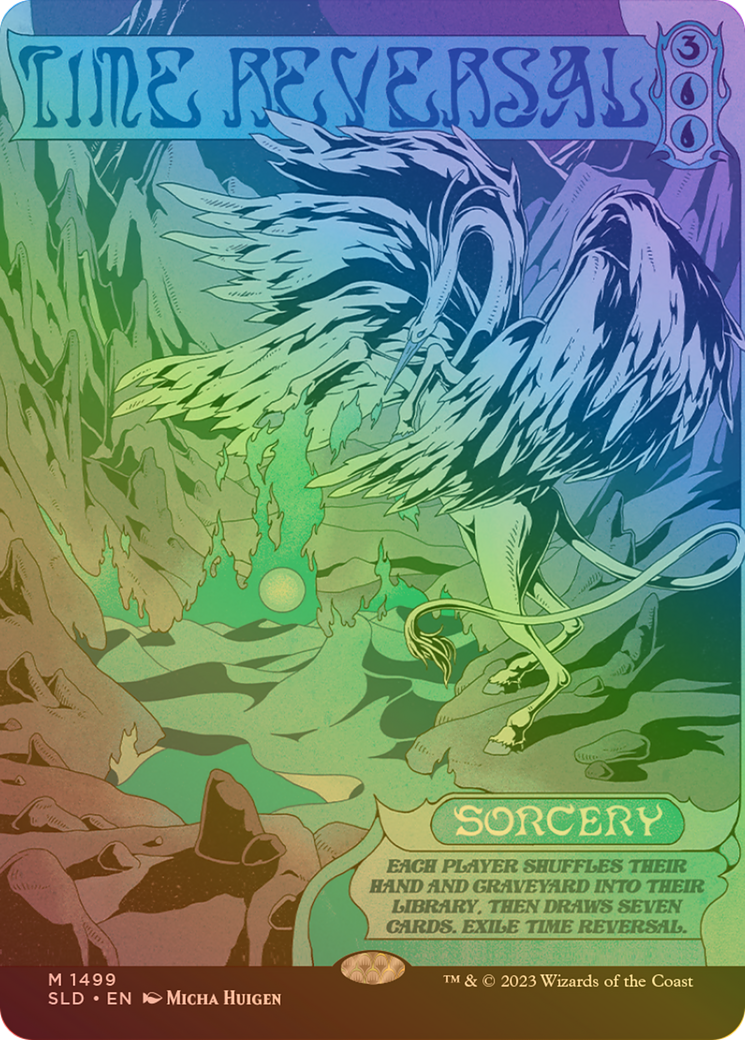 Image of Time Reversal (Rainbow Foil) (SLD-1499) - Secret Lair Drop (Borderless) Foil