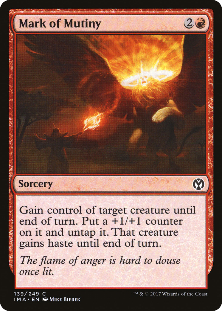 Image of Mark of Mutiny (IMA-139) - Iconic Masters Foil