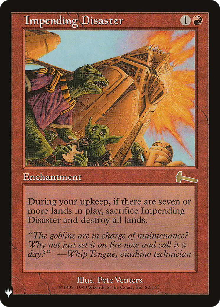 Image of Impending Disaster (LIST-ULG-82) - The List