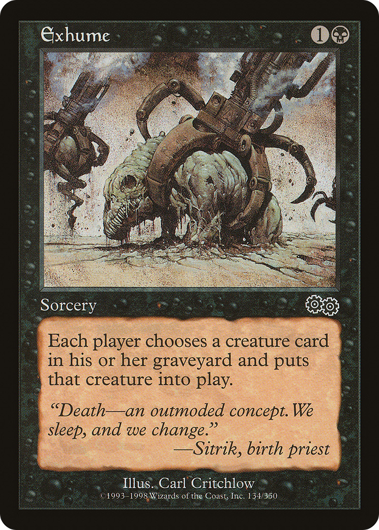 Image of Exhume (USG-134) - Urza's Saga