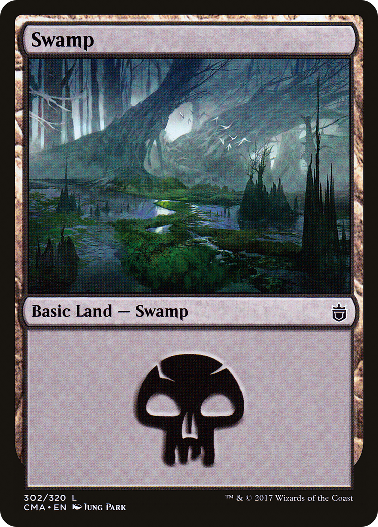 Image of Swamp (302) (CMA-302) - Commander Anthology