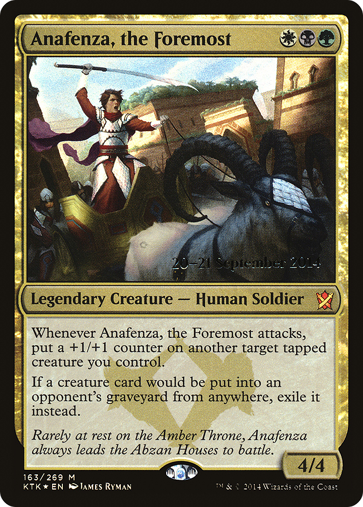 Image of Anafenza, the Foremost (PRE-163) - Khans of Tarkir Promos Foil