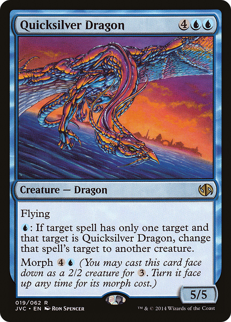 Image of Quicksilver Dragon (DD3-019) - Duel Decks Anthology: Jace vs. Chandra