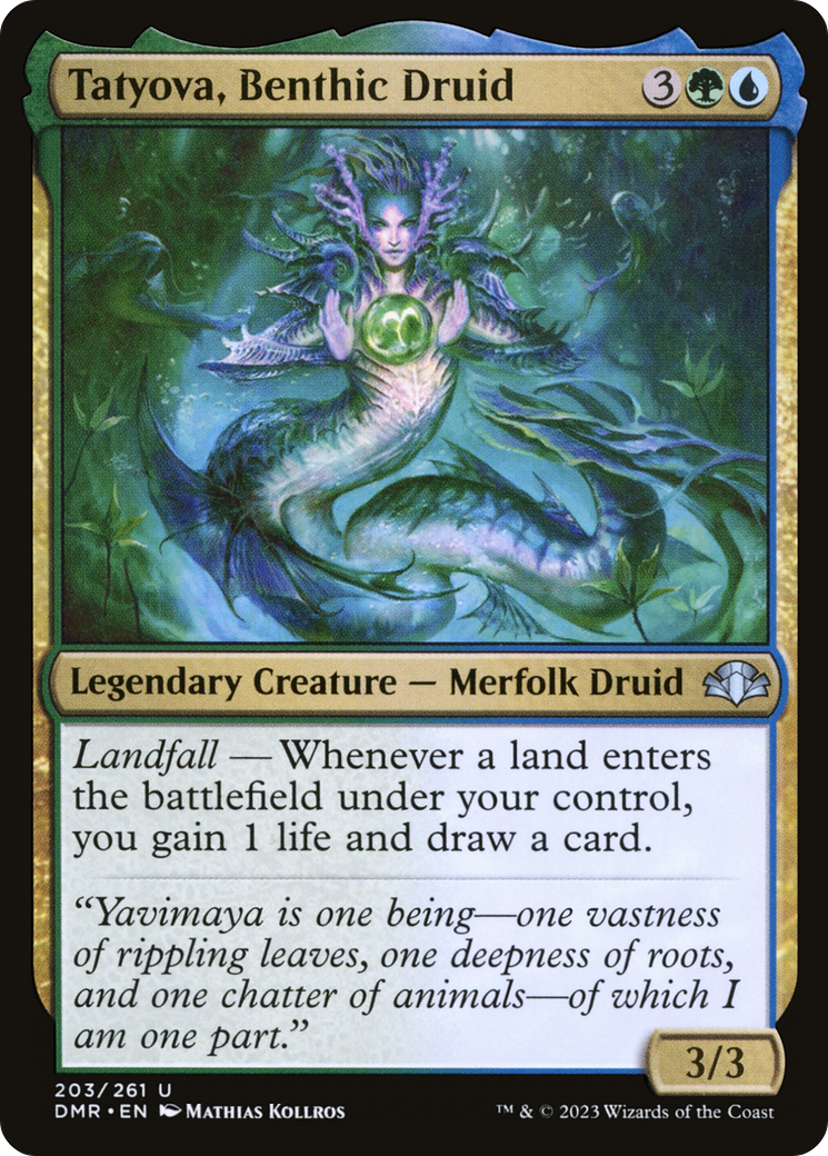 Image of Tatyova, Benthic Druid (DMR-203) - Dominaria Remastered Foil