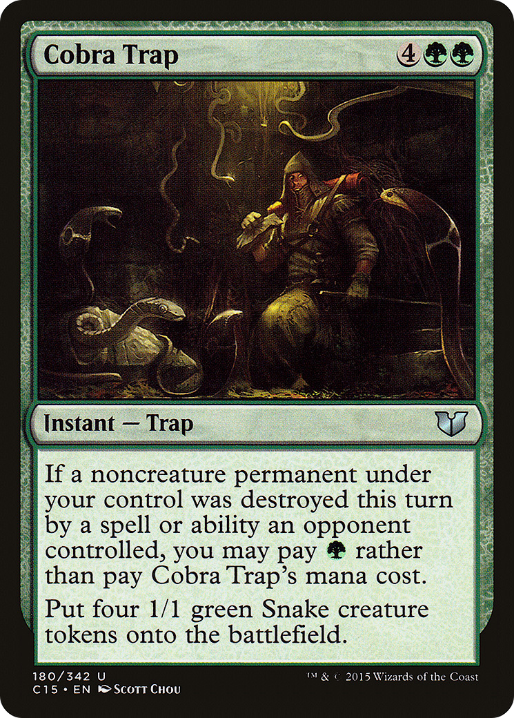 Image of Cobra Trap (C15-180) - Commander 2015