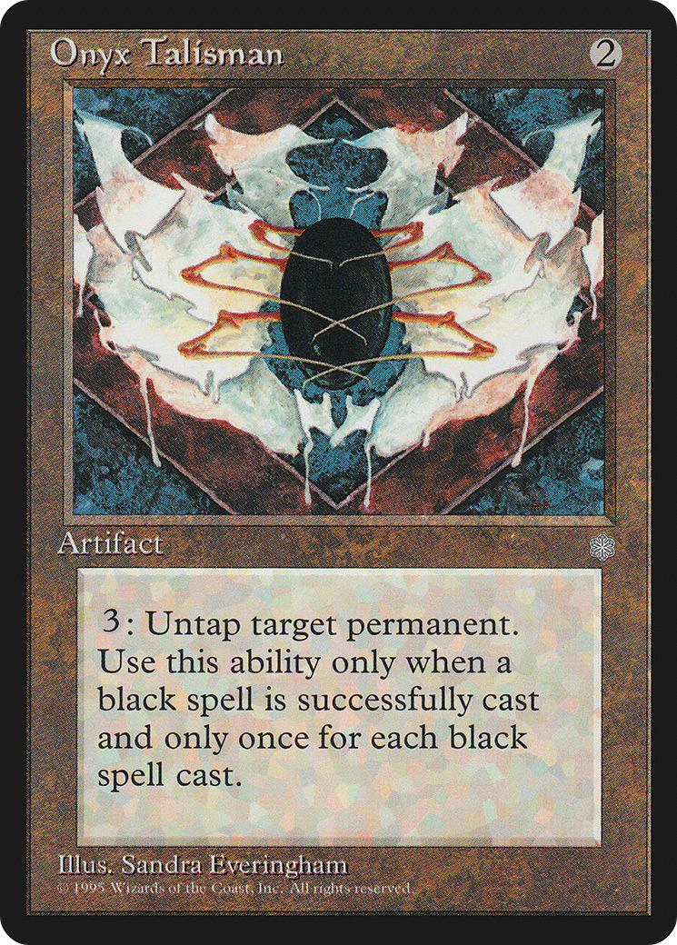 Image of Onyx Talisman (ICE-) - Ice Age