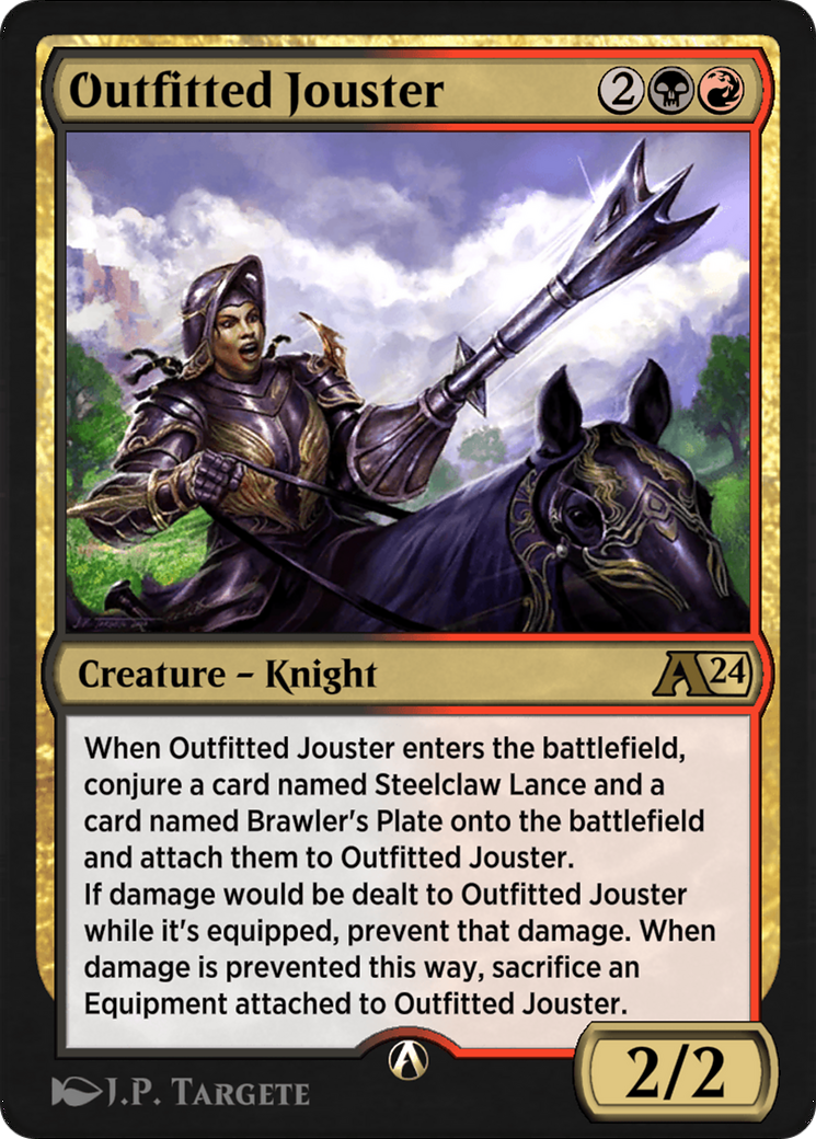 Image of Outfitted Jouster (YWOE-022) - Alchemy: Wilds of Eldraine