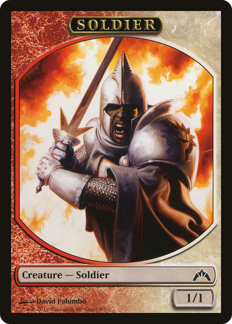 Image of Soldier Token (GTC-006) - Gatecrash Tokens