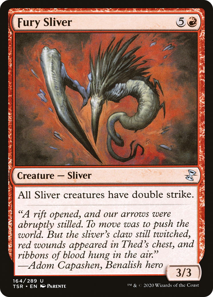 Image of Fury Sliver (TSR-164) - Time Spiral Remastered Foil