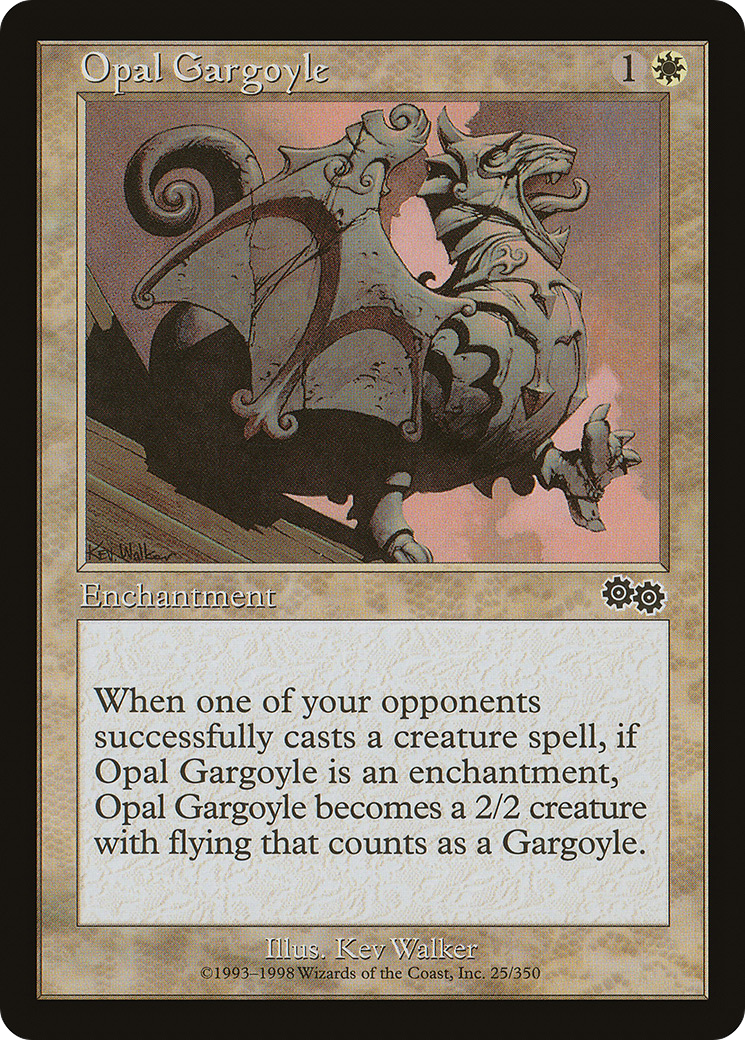 Image of Opal Gargoyle (USG-025) - Urza's Saga