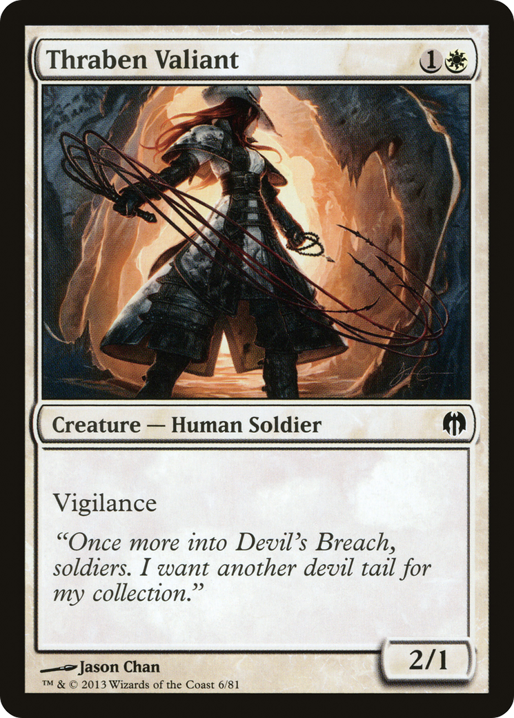 Image of Thraben Valiant (DDL-006) - Duel Decks: Heroes vs. Monsters