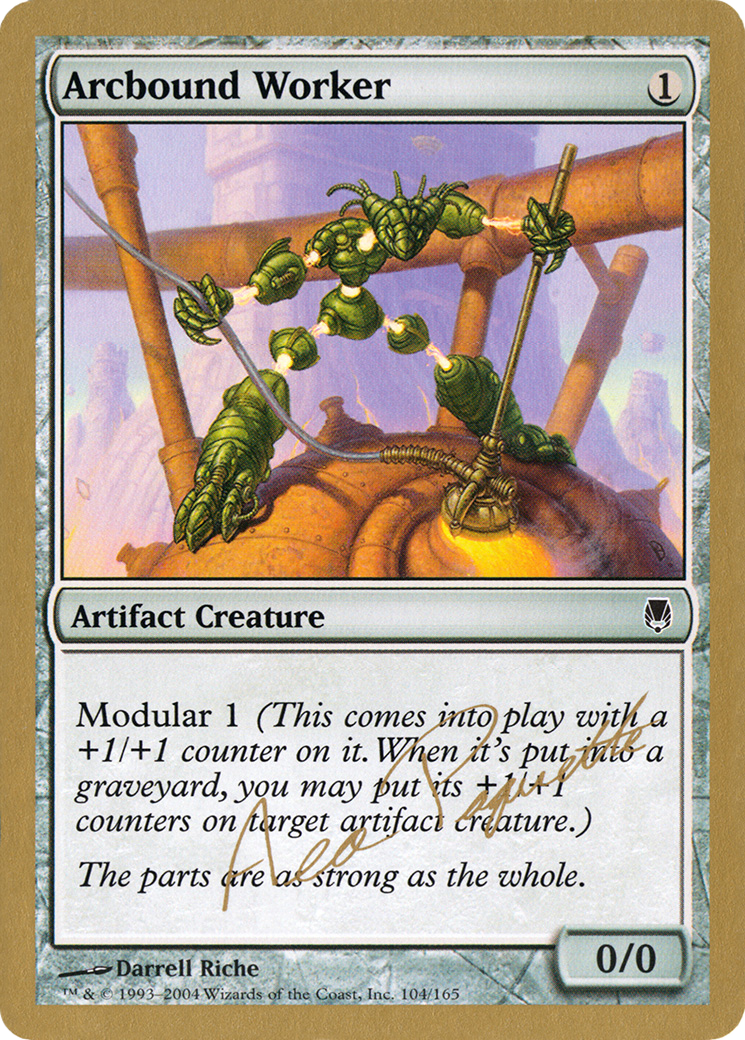 Image of Arcbound Worker - 2004 Aeo Paquette (DST) (WCD-AP104A) - World Championship Decks 2004