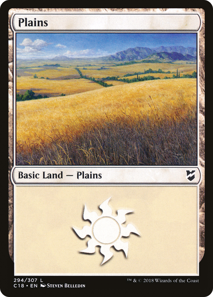 Image of Plains (294) (C18-294) - Commander 2018