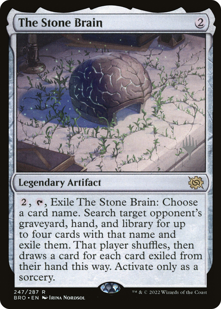 Image of The Stone Brain (PPBRO-247) - The Brothers' War Promos