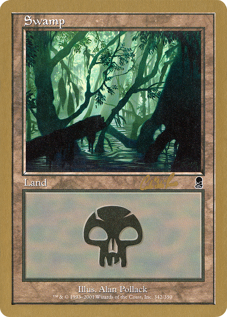 Image of Swamp (342) - 2002 Carlos Romao (ODY) (WCD-) - World Championship Decks 2002