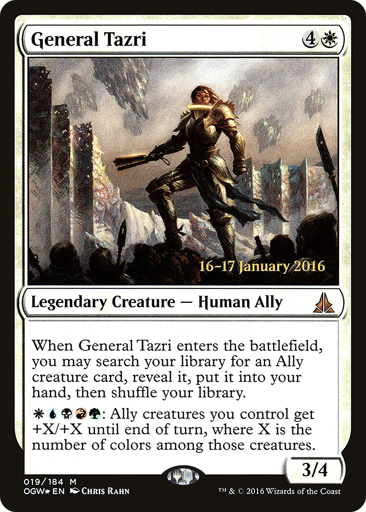 Image of General Tazri (PRE-019) - Oath of the Gatewatch Promos Foil